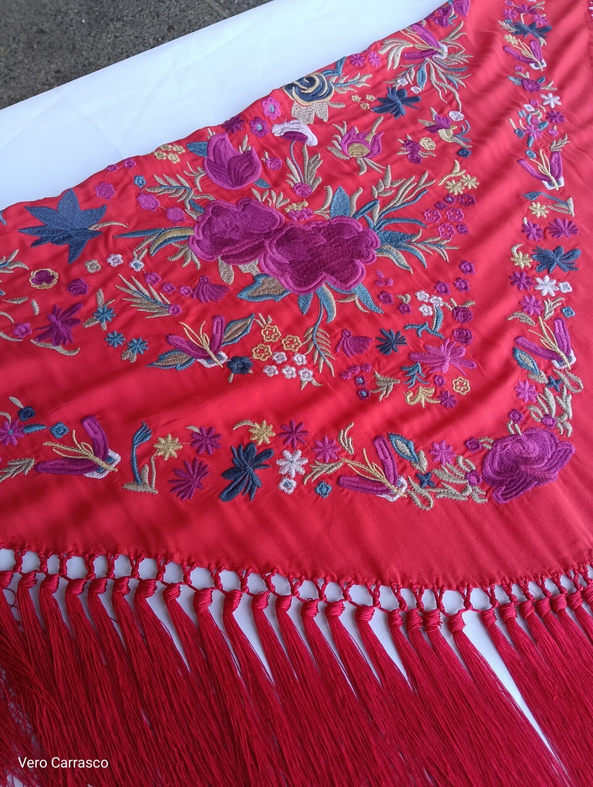 Mantón Soleá fresón - 1