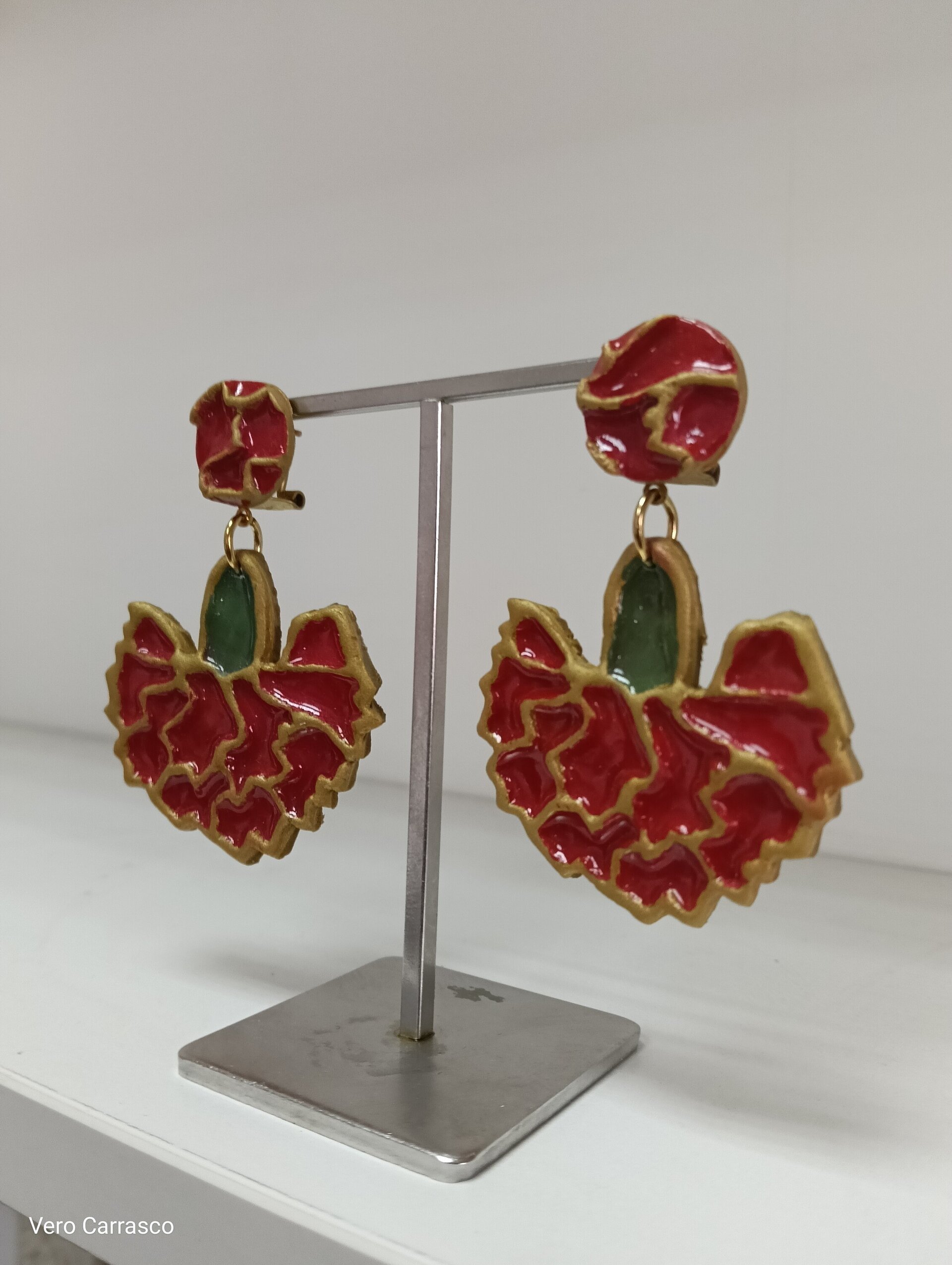 Pendientes Clavel pequeño - 2